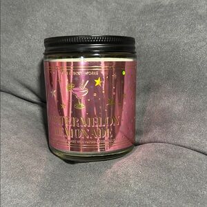 Bath & Body Works Watermelon Lemonade Candle - Pink and Black
